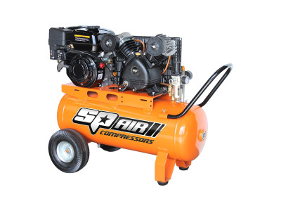 6.5Hp Petrol Driven Cast Iron V-Twin Air Compressor