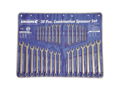 Kincrome Combination Spanner Set 30 Piece