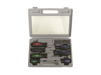 Kincrome Screwdriver & Bit Set 19 Piece