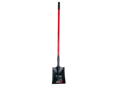 County Fibreglass Square Mouth Shovel Small Long Handle