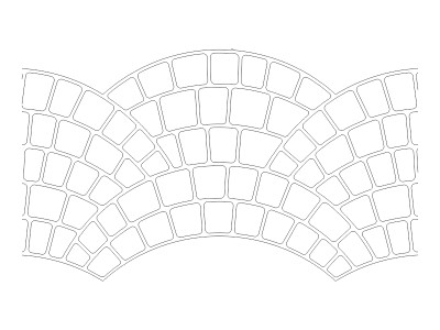 Stencil Pattern - European Fan