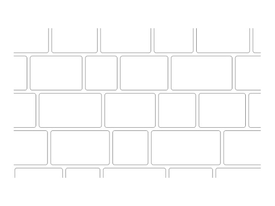 Stencil Pattern - Random Bluestone