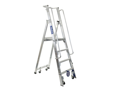 Mobile Order Picker Warehouse Range - Aluminium